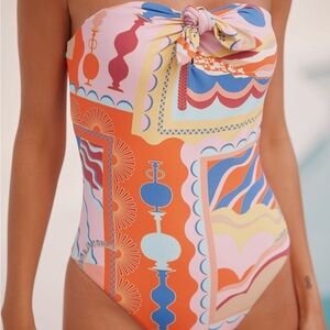 Vibrant Patterned One-Piece Swimsuit